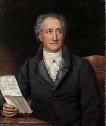 Joseph Stieler Johann Wolfgang von Goethe France oil painting artist